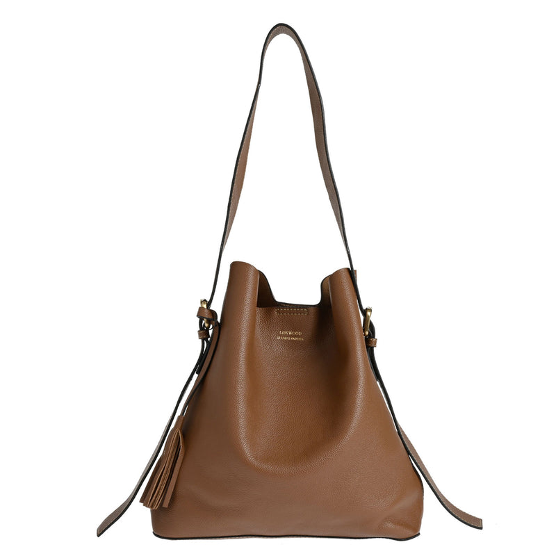 NAYA - Soft grained leather tote bag