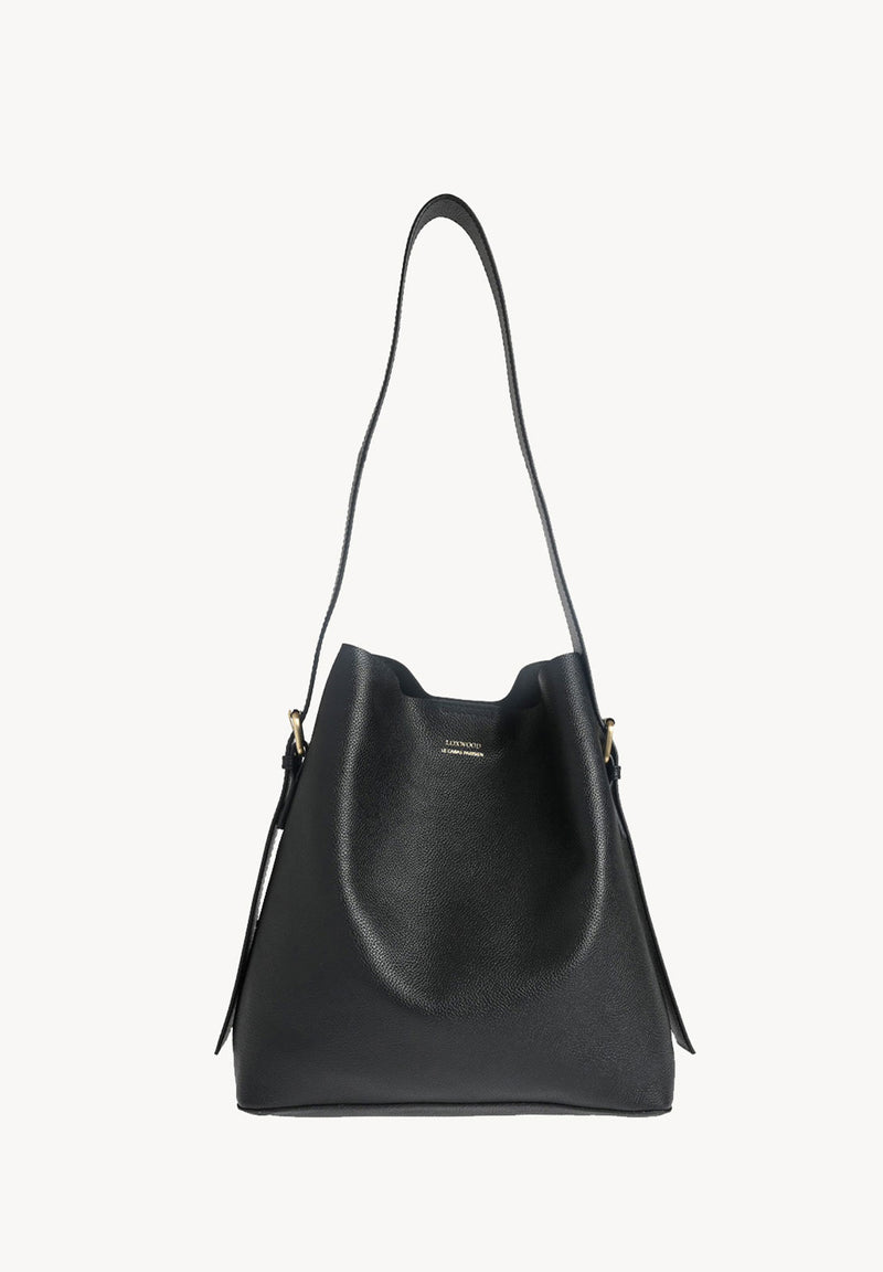 NAYA - Grained leather shoulder bag