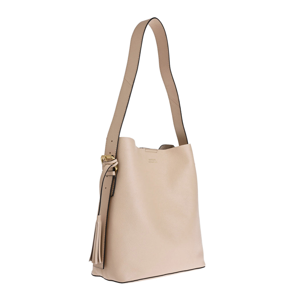 NAYA - Soft grained leather tote bag