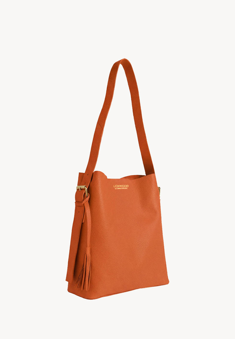 NAYA - Sac épaule en cuir grainé