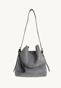 NAYA - Suede leather shoulder bag