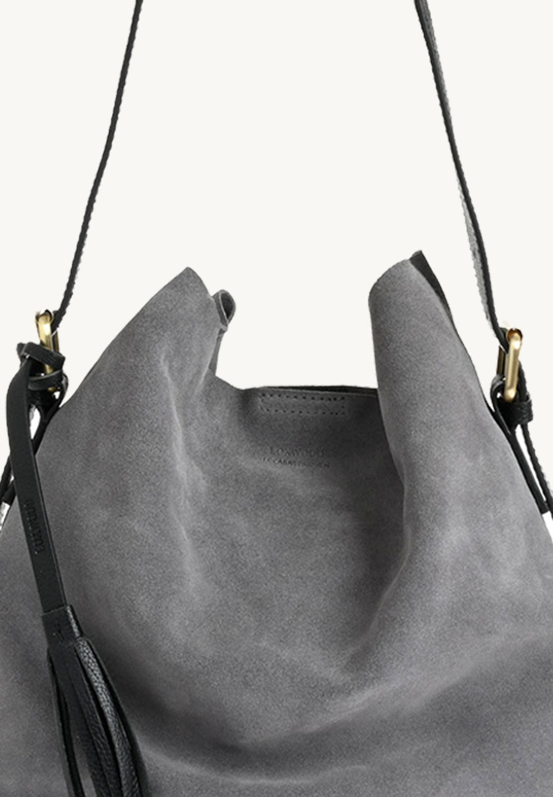NAYA - Suede leather shoulder bag