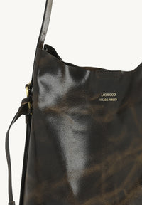 NAYA -  Sac épaule en cuir vintage