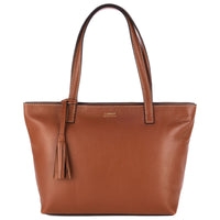 EDEN - Grained leather shoulder handbag