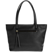 EDEN - Grained leather shoulder handbag