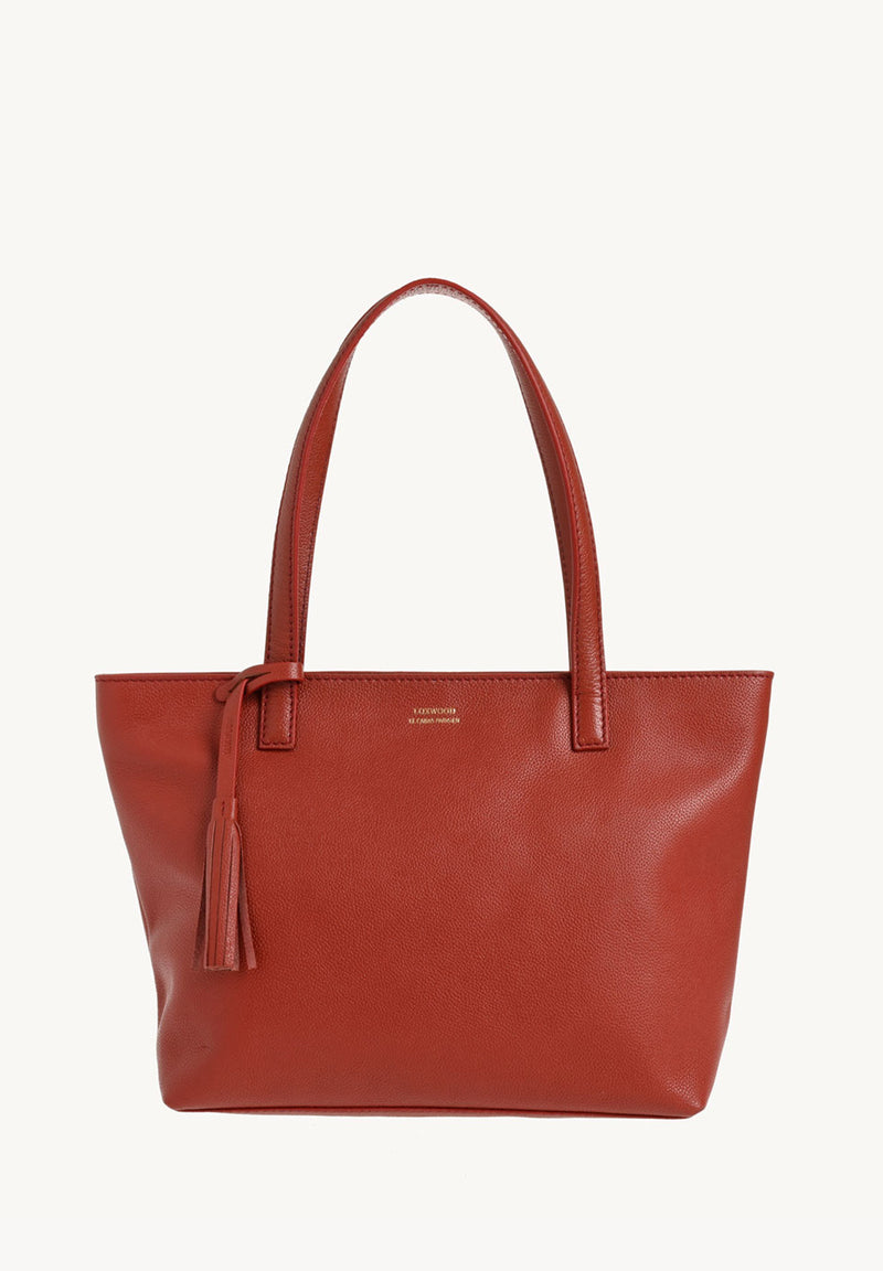 EDEN - Sac à main porté épaule en cuir grainé Opera