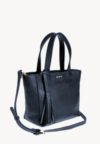 BABY CABAS - Petit crossover en cuir grainé