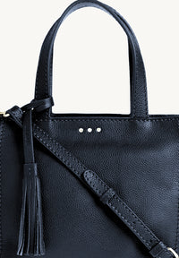 BABY CABAS - Small crossover in grained leather