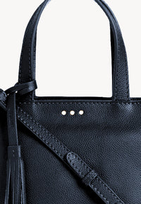 BABY CABAS - Petit crossover en cuir grainé