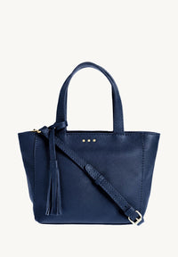 BABY CABAS - Petit crossover en cuir grainé