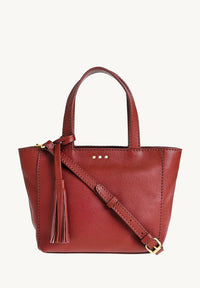 BABY CABAS - Small crossover in grained leather