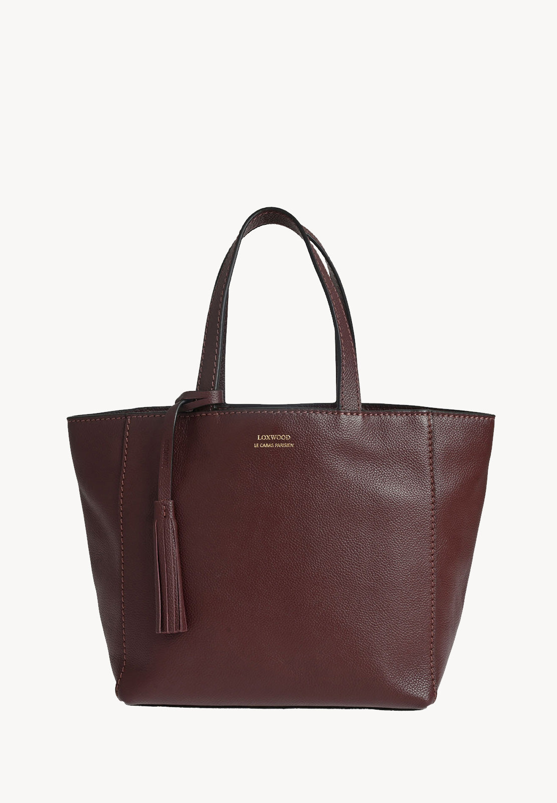 【関税＆送料込み】Tod'S Bordeaux Tote Bag With Two Top Han 関税＆送料込み】Tod'S Bordeaux Tote Bag With Two Top Han