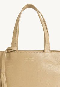 Cabas Parisien en cuir grainé