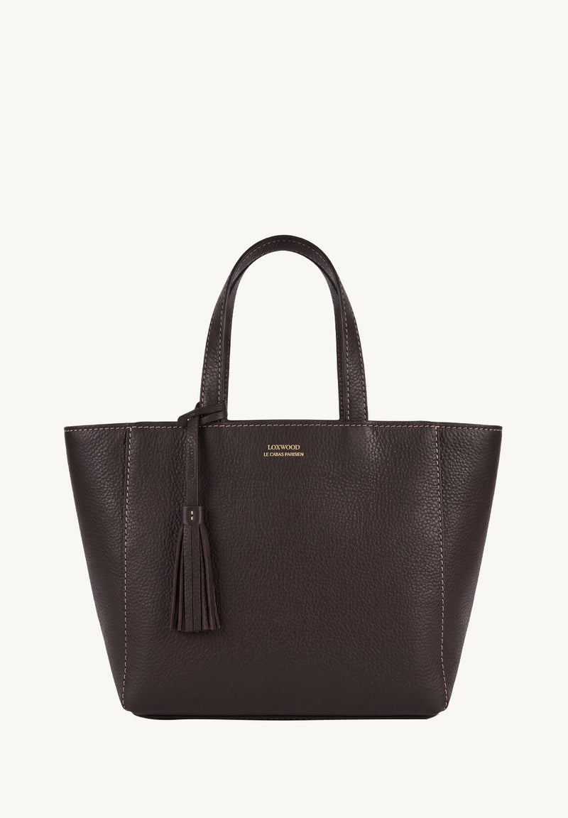 Cabas Parisien en cuir grainé