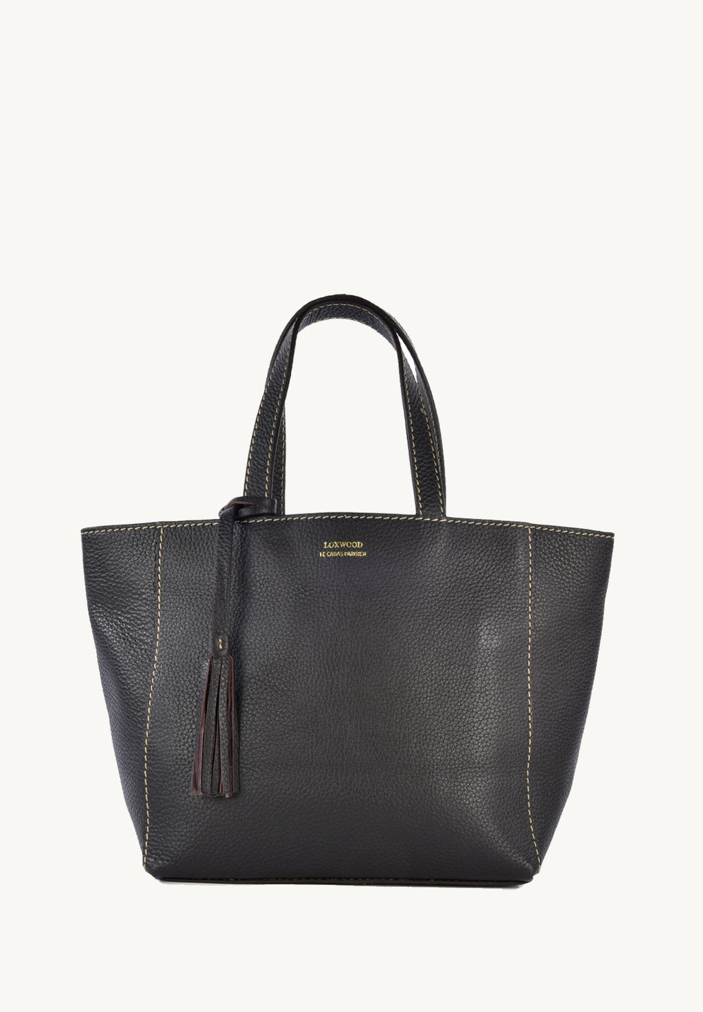 Cabas Parisien en cuir grainé