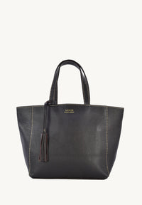 Cabas Parisien en cuir grainé