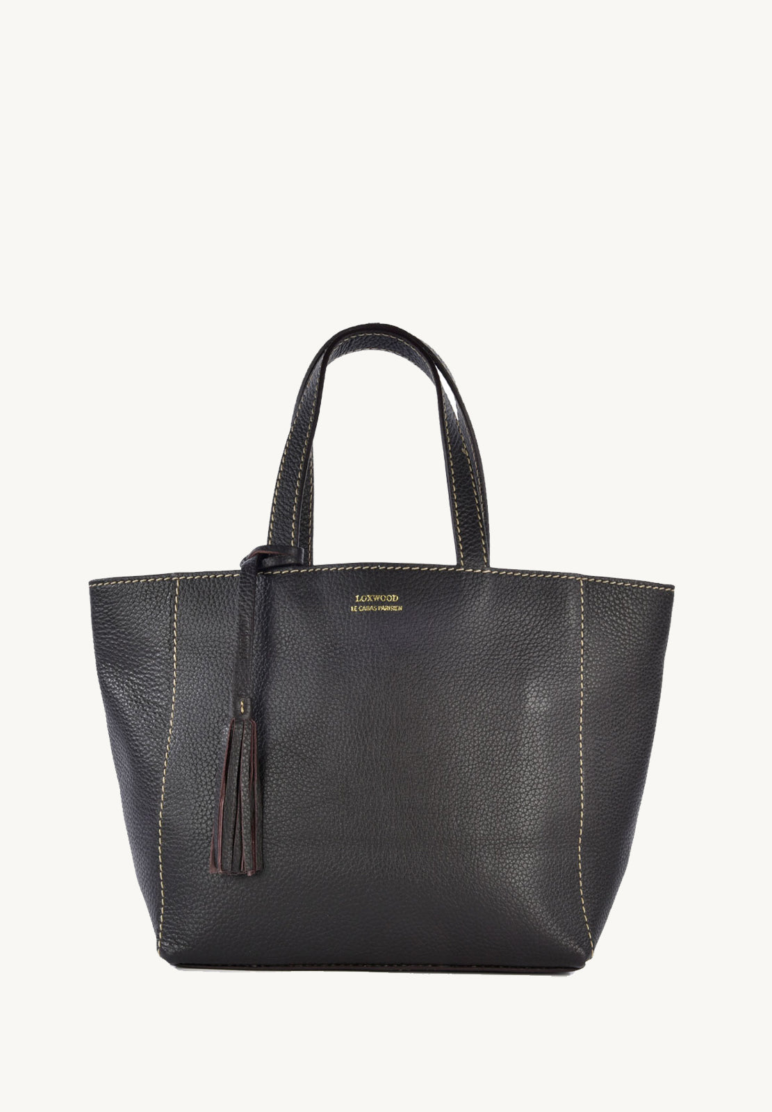 Cabas Parisien en cuir grainé