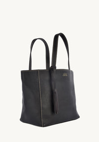 Cabas Parisien en cuir grainé