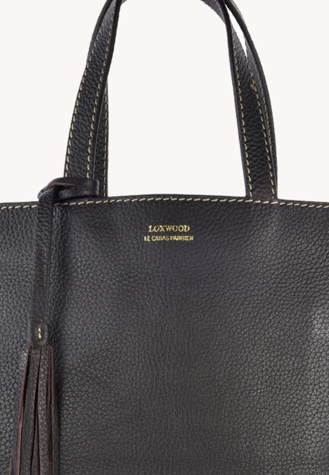 Cabas Parisien en cuir grainé