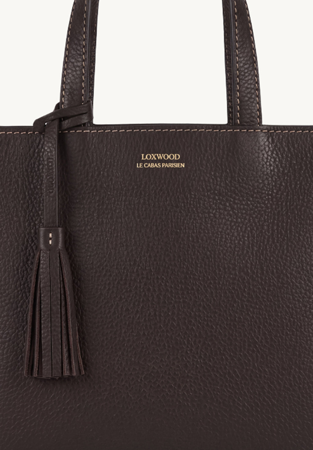 Cabas Parisien en cuir grainé