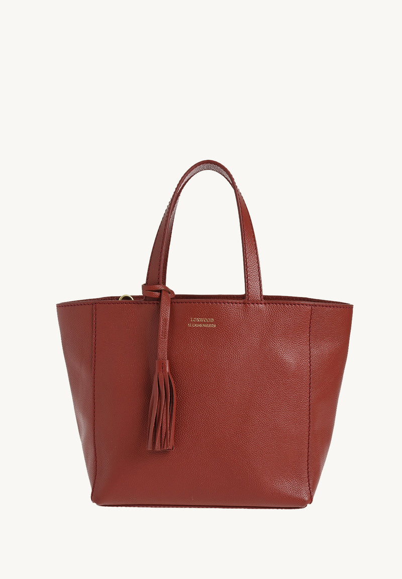 Cabas Parisien en cuir grainé