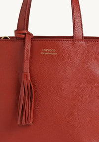 Petit cabas PARISIEN en cuir grainé Opera zoom