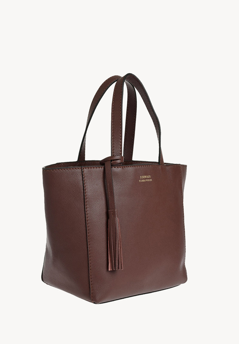 Petit cabas PARISIEN - Cuir grainé