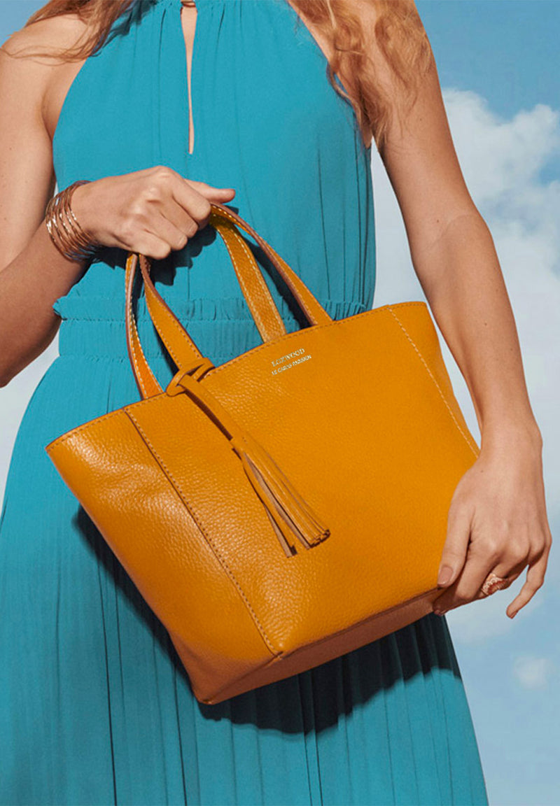 Petit cabas PARISIEN - Cuir grainé