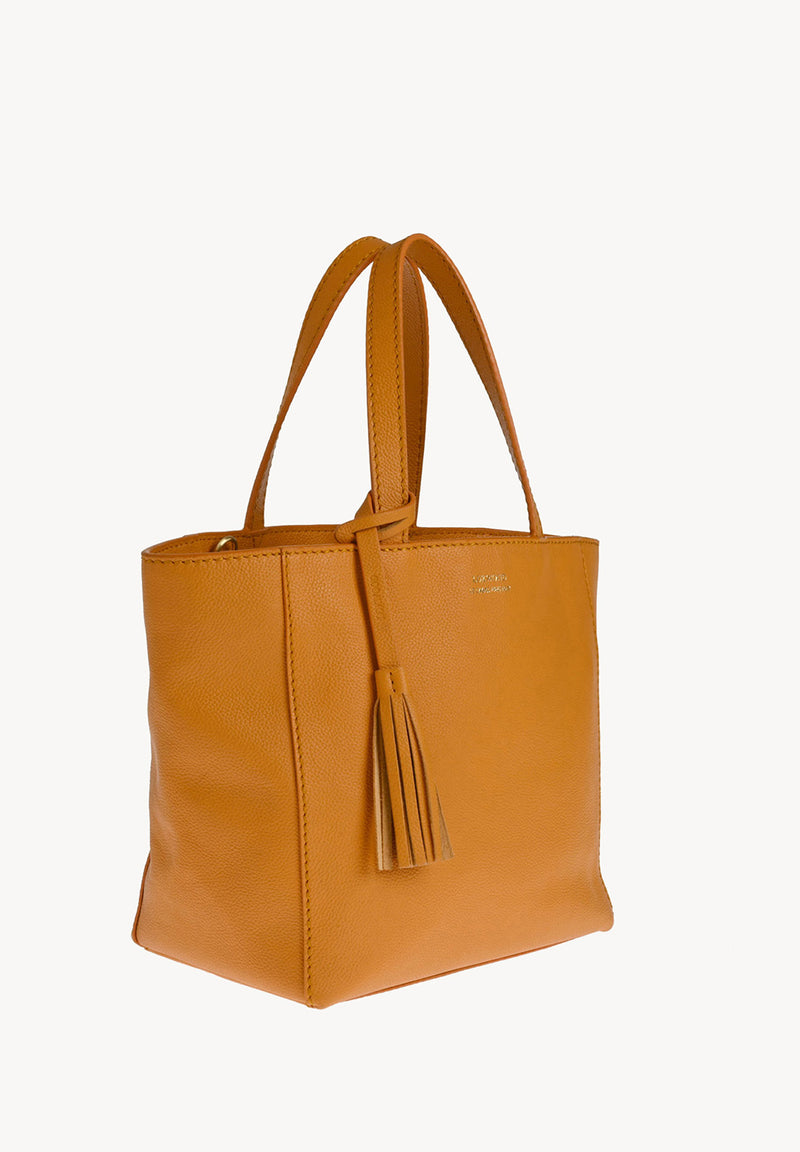 Petit cabas PARISIEN - Cuir grainé