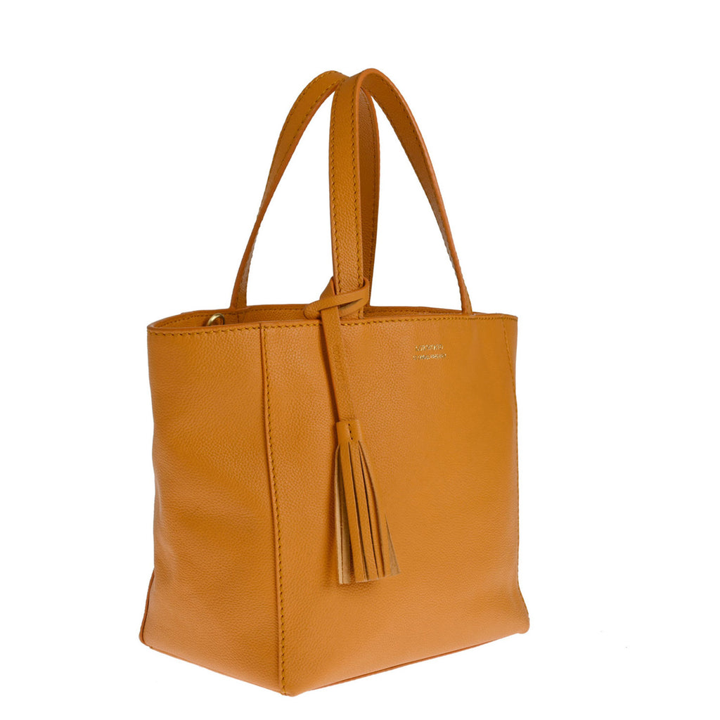 Small PARISIEN tote bag - Grained leather