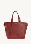 Cabas Parisien à bandoulière - Cuir grainé