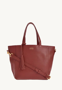 Cabas Parisien à bandoulière - Cuir grainé