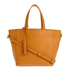 Small PARISIEN tote bag with shoulder strap - Grained leather