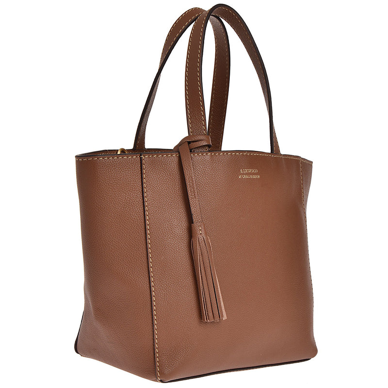 Small PARISIEN tote bag - Grained leather