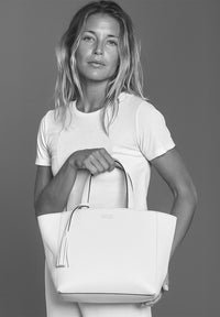 Petit cabas PARISIEN - Cuir grainé Fushia