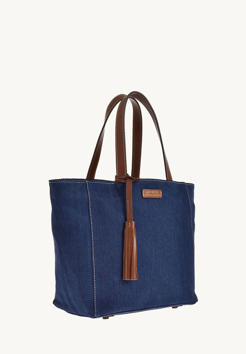 Petit cabas PARISIEN - Toile & Cuir