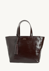 Cabas Parisien en cuir vernis