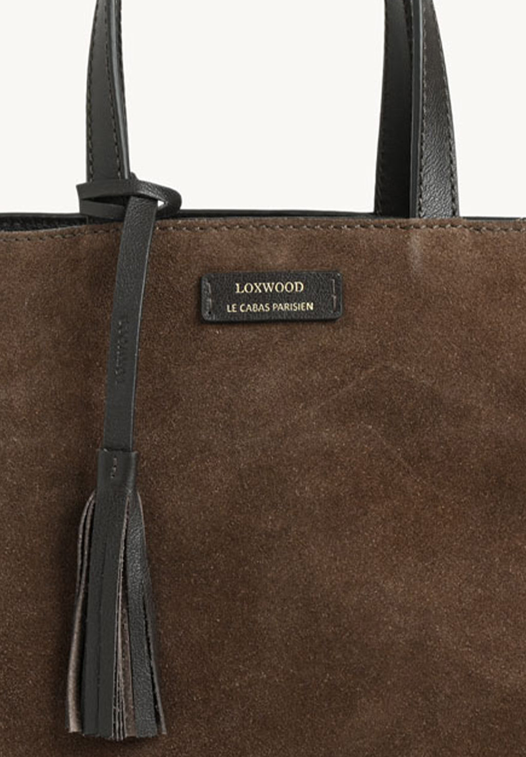 Cabas Parisien en cuir velours
