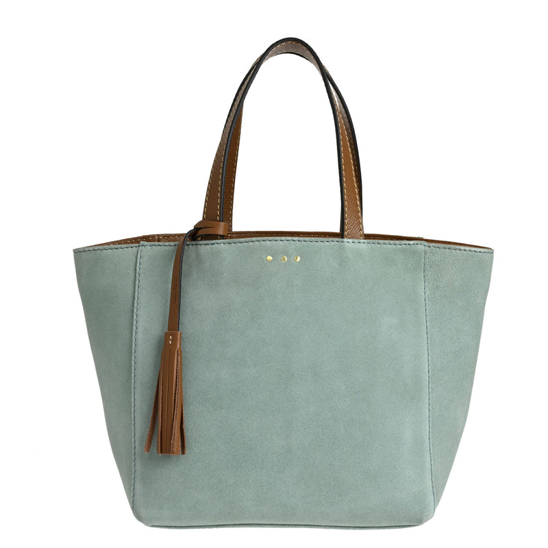 Small PARISIAN SHOPPING BAG - Suede leather