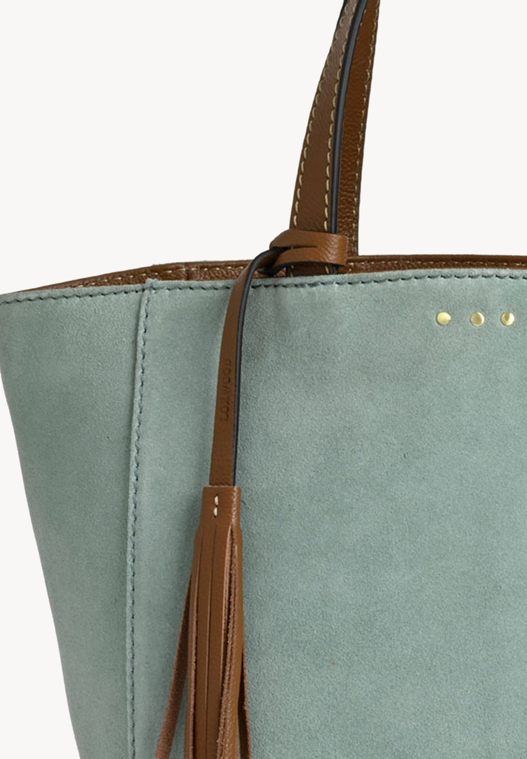 Petit CABAS PARISIEN - Cuir velours
