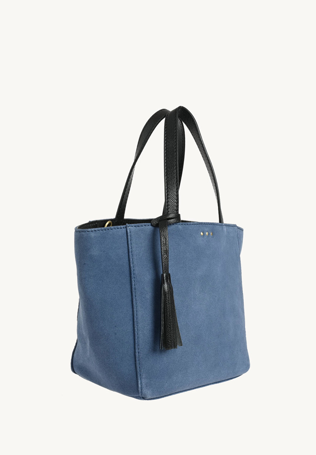 PARISIAN CABAS Small - Suede leather