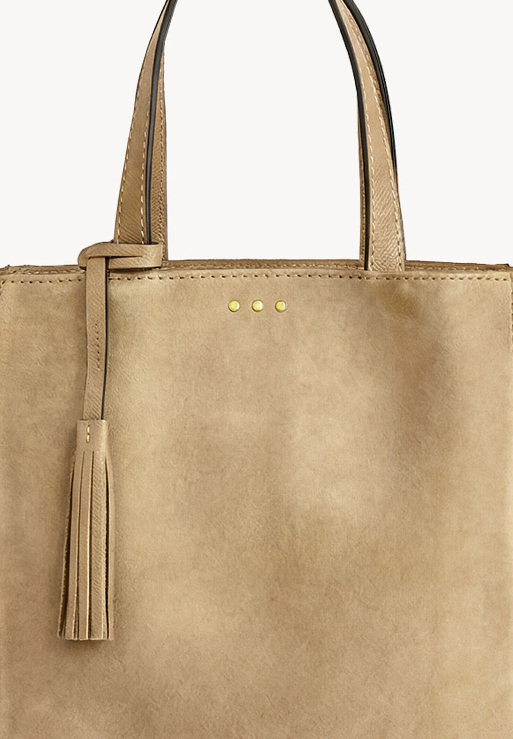 PARISIAN CABAS Small - Suede leather