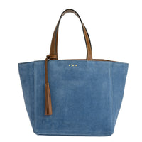 Small PARISIAN SHOPPING BAG - Suede leather