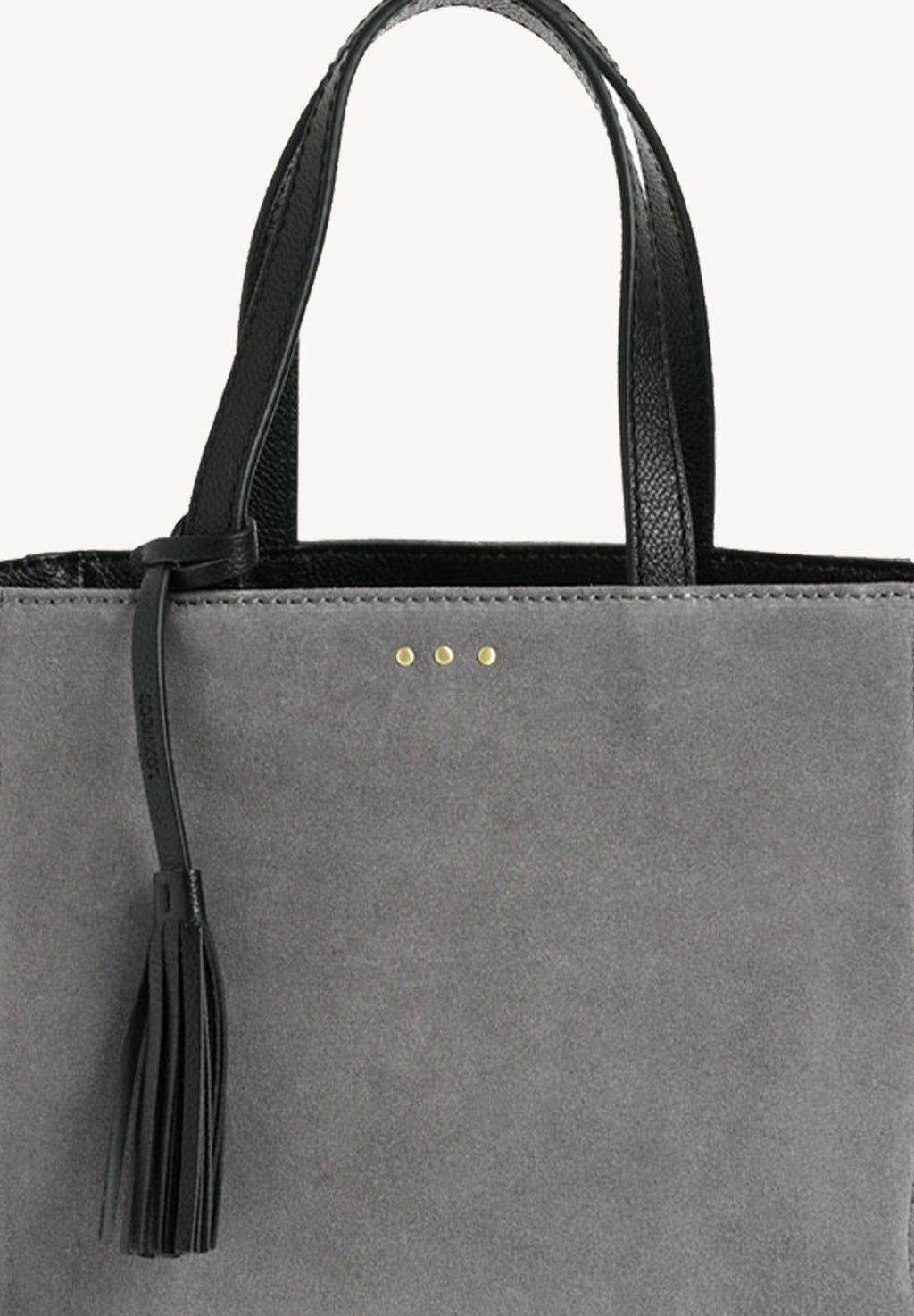 Small PARISIAN SHOPPING BAG - Suede leather