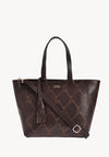 Petit cabas PARISIEN zippé signature - Cuir brodé