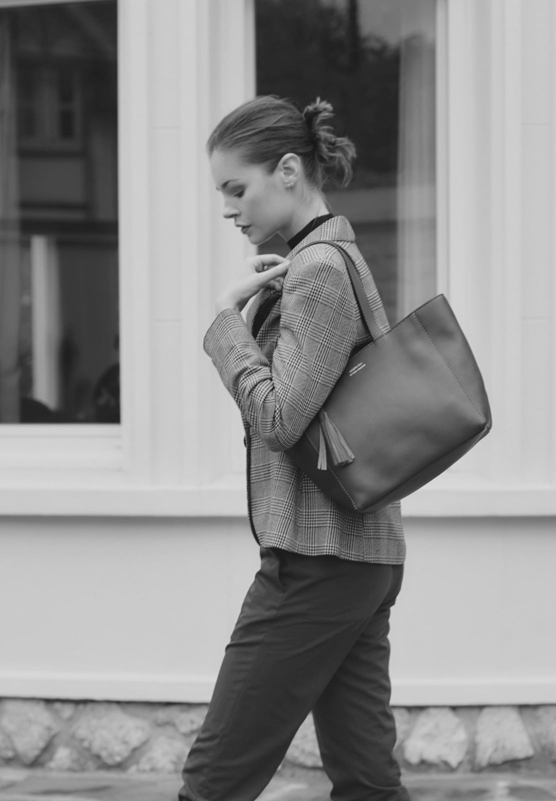 Petit cabas ZIPPÉ - Cuir grainé