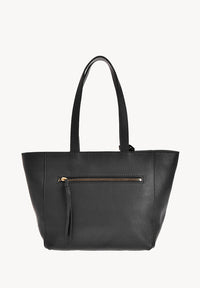 Petit cabas ZIPPÉ - Cuir grainé