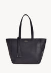 Cabas Parisien zippé en cuir grainé