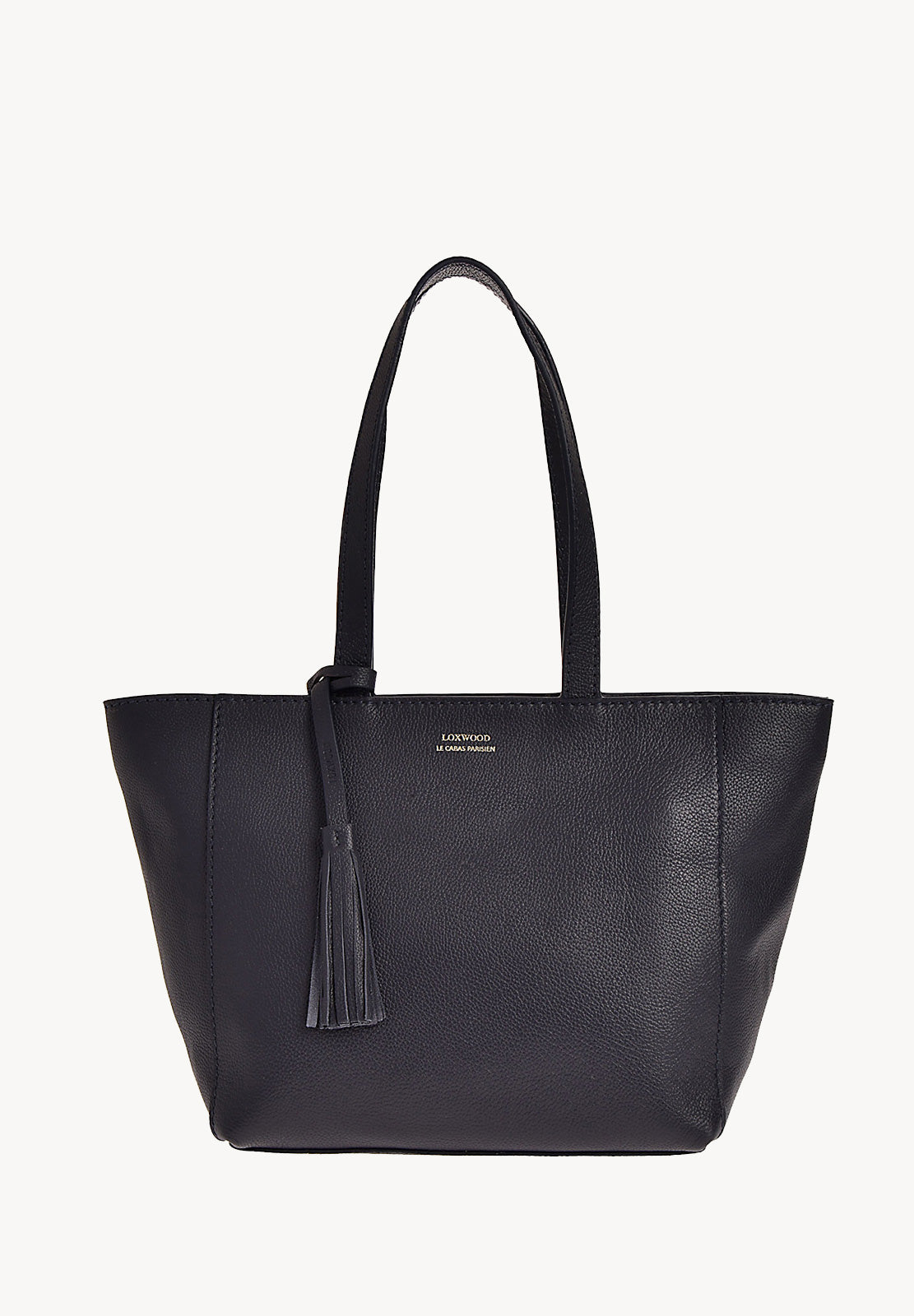 Cabas Parisien zippé en cuir grainé