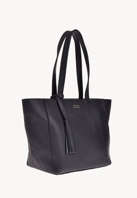 Cabas Parisien zippé en cuir grainé
